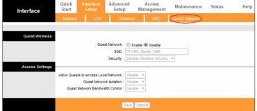 تنظیمات Guest Network در مودم TP-Link